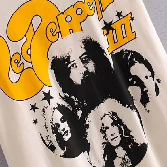 Led Zeppelin Retro Music Band Tshirt - Picture 2 of 13